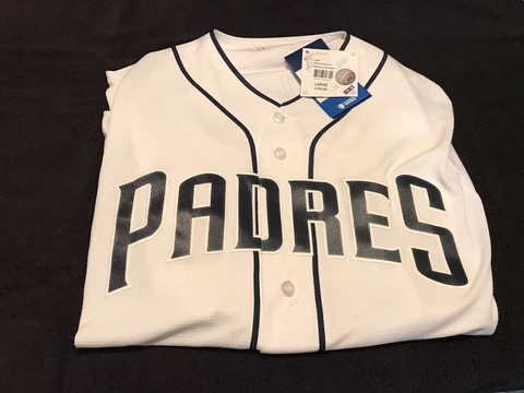 2019 Majestic Genuine Manny Machado Padres  Jersey 50 Years Padres Mens LARGE Cover