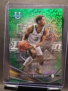 2022-23 Bowman's Best U University KEESHAWN BARTHELEMY Green Refractor #’d /99 P - Picture 1 of 6