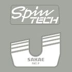 Sr Sakae - Spintech Stem Decal In White - Old School Bmx