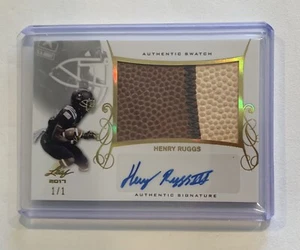 2017 Leaf Metal All American Bowl Henry Ruggs III Football/Autograph #1/1 Bama - Bild 1 von 2