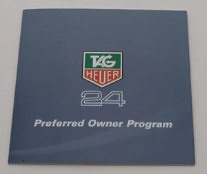 LIBRO DE REGISTRO DE GARANTÍA PROGRAMA PROPIETARIO PREFERIDO TAG HEUER PEQUEÑO - Imagen 1 de 2