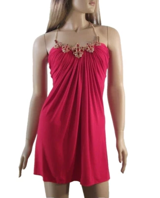 Top de Vestido Marca Sky con Collar Flor de Lis Cristal Talla Pequeña Foto 1 de 2