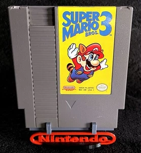 1988 SUPER MARIO BROS. 3 • WORKING w/CASE 01 • VINTAGE NES NINTENDO VIDEO GAMES - Picture 1 of 3
