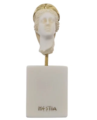 Hestia Dea del focolare, della casa e della famiglia tono oro 5,12" - Immagine 1 di 4