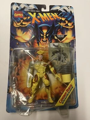 Figura de acción serie X-Men Mutant Genesis 1995 Toy Biz Cameron Hodge dañada Foto 1 de 4
