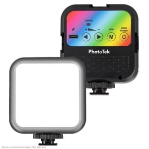 PhotoTeK Universal RGB Portable Rechargeable Video Light - Picture 1 of 3