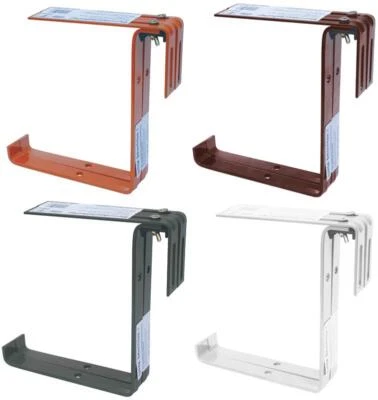 Geli Blumenkastenhalter TYP F Befestigung Balkon Fenster Geländer alle Farben - Bild 1 von 2