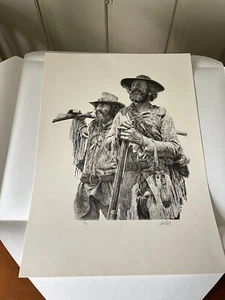 Paul Calle The Mountain Men 1989. Unique Christmas Gift. Excellent 286/900 - Picture 1 of 17
