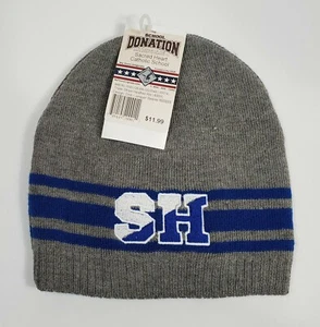 GORRA GORRA GORRA GORRO DE PUNTO ESCUELA CATÓLICA SAGRADO SOMBRERO AZUL BLANCO ADULTO TALLA ÚNICA NUEVA CON ETIQUETAS - Imagen 1 de 3
