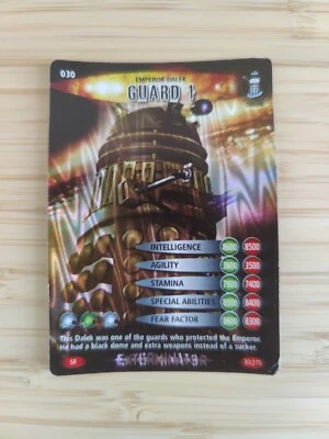 Doctor Who Battles in Time - No. 030 "Emperor Dalek Guard 1" Super Rare - Image 1 of 2