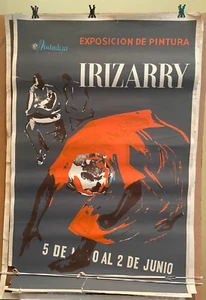 1958 Serigraph/Silkscreen Poster Exposición de Pintura, Irizarry Signed Tufiño - Picture 1 of 10