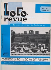 LOCO REVUE N°267 DRAISINES / COUVERTS SNCF / AUTORAIL FNC X 5600 / 040 D FLEISCH - Imagen 1 de 2