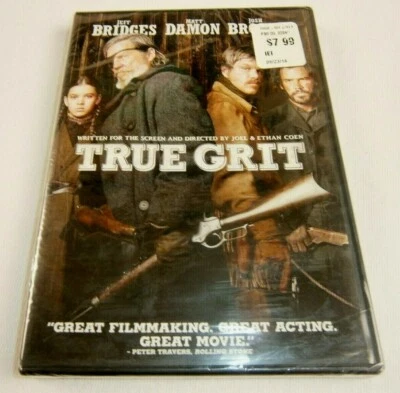 NEW TRUE GRIT DVD MOVIE WIDESCREEN 2010 JEFF BRIDGES MATT DAMON WESTERN - Image 1 of 4