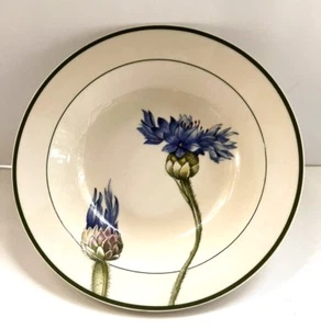 Villeroy & Boch Flora Rim Cereal Bowl Cornflower 7.75 inches wide ONE Bowl - Picture 1 of 8