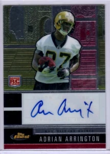 2008 Finest Autographs #127 Adrian Arrington/1999* ~ New Orleans Saints! - Picture 1 of 1