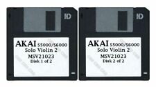 Akai S5000 / S6000 Set of Two Floppy Disks Solo Violin 2 MSV21023