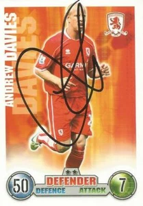 TARJETA COLECCIONABLE MATCH ATTAX 2007/2008 FIRMADA POR ANDREW DAVIES + CERTIFICADO DE AUTENTICIDAD - Imagen 1 de 1