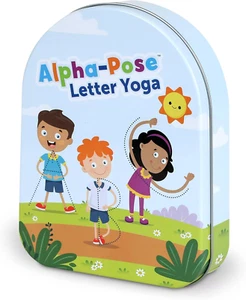 Alpha-Pose Letter Yoga, Kids Yoga, Alphabet Flash Cards, Learning Toys for Toddl - Picture 1 of 5