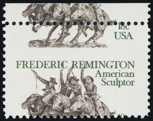 1934, Large Misperf Error 18¢ Remington Stamp Mint NH * Stuart Katz - Picture 1 of 1