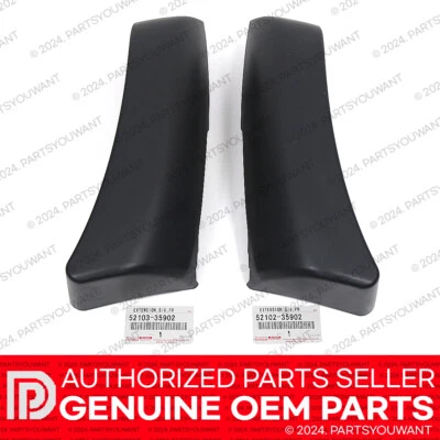 GENUINE Toyota 99-02 4Runner OEM Front Bumper Left + Right Extensions Flare SET Foto 1 de 4