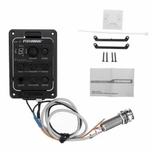 Fishman 4-Band 301 EQ Blend Acoustic Guitar Pickup Preamp Tuner Piezo Mic Presys - Picture 1 of 9