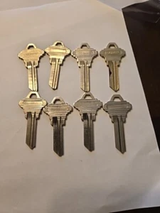 Schlage Lote de 5 llaves en blanco 35-101-EF Keyway 6 pines Nuevo de Lote Antiguo - Imagen 1 de 3