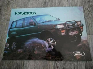 FORD MAVERICK 3 5 Door SWB LWB 2.4 EFi 2.7 Diesel UK Market Brochure Oct 1993 - Picture 1 of 1