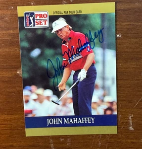 John Mahaffey Signed 1990 Pro Set Golf Autograph PGA - Picture 1 of 1