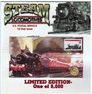Eli's No. 10 steam locomotive U.S. FDC from H.E. Harris TRAINS (Scott 2846) - Picture 1 of 1