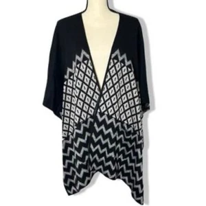 Foxcroft ANJUNA NYC scrollata/poncho reversibile, taglia unica, B80, $45, nuovo - Foto 1 di 11