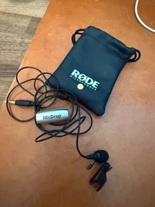RODE Lavalier Microfono + Clip + Custodia - Usato Una Volta - Con Peso MicDrop per Voiceover/ - Foto 1 di 4