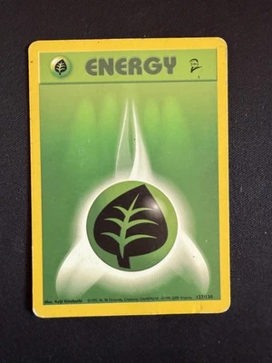 Grass Energy 127/130 - Base Set 2 - Common - Pokemon TCG - HP - Image 1 of 2