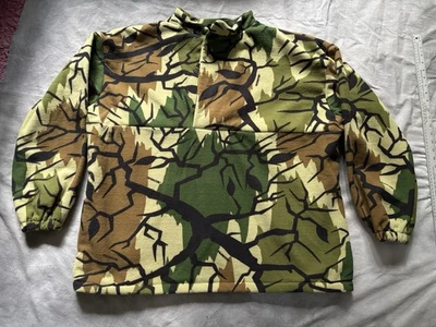 Vintage Predator Camo Jacket Men’s XXL Fleece Pullover Hunting 90s Handmade - Image 1 of 4