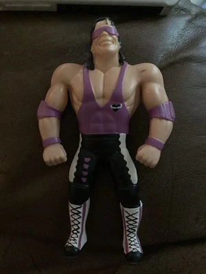 Figura de acción de lucha libre Brett Hart Bend-em de colección WWF 1994 Titan Sports 5" Foto 1 de 3