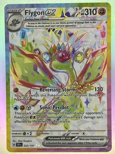 Flygon ex 222/191 Sv08: Surging Sparks Holo UR Card TCG NM Pokemon - Picture 1 of 2