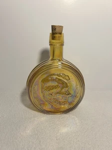 VTG Abraham Lincoln Wheaton Carnival Glass 1st Edition Decanter W/Cork Empty - Picture 1 of 21