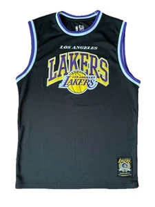 Los Angeles Lakers Med Jersey NBA License Ultra Game Black Official Embroidered - Picture 1 of 7