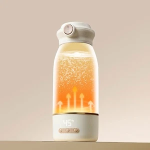 Chauffe-lait De Voyage Chauffe-lait Portable Sans Fil De 500 Ml Pour - Zdjęcie 1 z 12