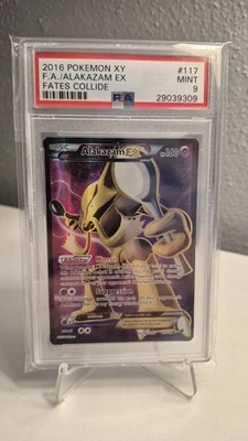 Alakazam EX Full Art XY Fates Collide Card #117/124 PSA 9 - Image 1 of 2