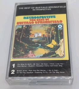 The Best Of Buffalo Springfield Retrospective Cassette Tape Atco 1969 - Picture 1 of 2