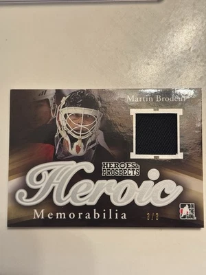 2015-16 Leaf In The Game Heroes & Prospects Heroic Memorabilia Martin Brodeur /3 - Image 1 of 4