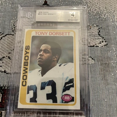 1978 Topps Tony Dorsett #315 BGS 4 Rookie RC HOF - Image 1 of 2