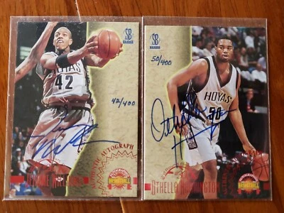 1996 SB Jerome Williams Othella Harrington RUBY RED AUTO Jersey Numbered 1/1 - Image 1 of 4