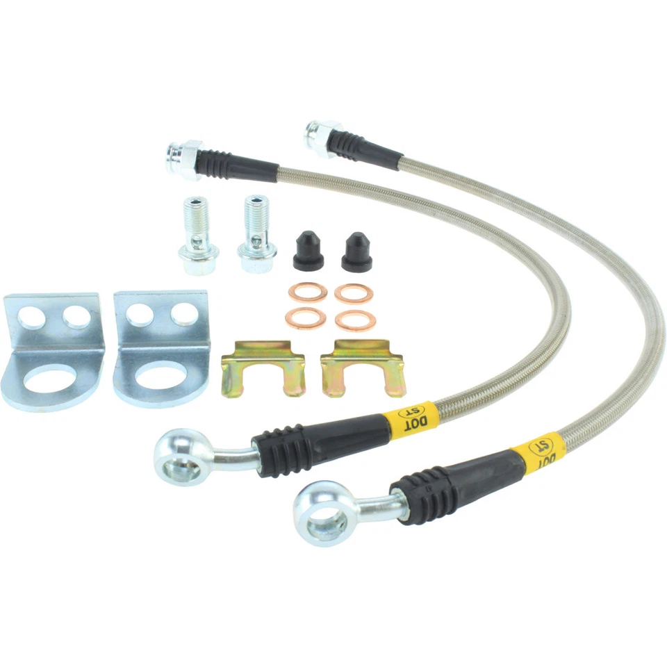 Kit de línea de freno trenzado delantero StopTech 950.58002 para Jeep Grand Cherokee 2006-10 Foto 1 de 2