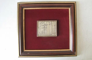 KLEINES GEMÄLDE PARMA PIAZZA DUOMO IN SILBER - Bild 1 von 6