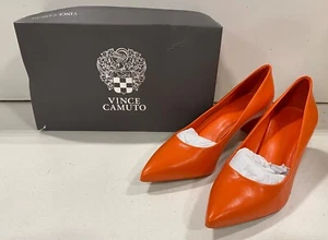 Vince Camuto Women's Tritellia Block Heel Pump - Sunset Orange - Size 7M - Picture 1 of 4