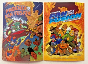 Phoenix Fan Fusion 2023-2024 pegatinas Comic Con arte de portada Travis Hanson - Imagen 1 de 2