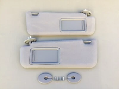 Toyota Camry 2012-2017 parasoles conductor pasajero conjunto de pantallas iluminadas gris OEM Foto 1 de 4