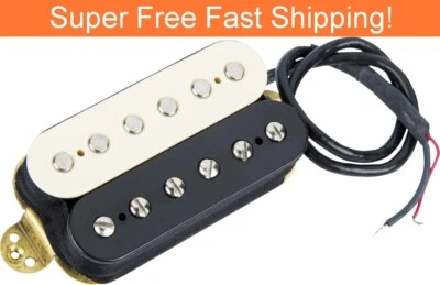 Captador Humbucker EVH Wolfgang Bridge - Preto e branco - Imagem 1 de 2