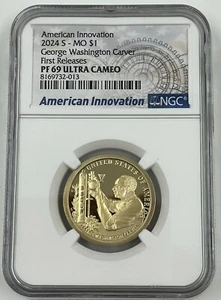 2024 S PROOF AMERICAN INNOVATION MISSOURI GEORGE W NGC PF69 FIRST RELEASES⭐ F06 - Picture 1 of 2